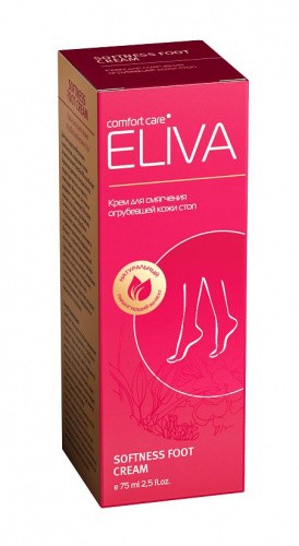 ELIVA Крем для смягчения огрубевшей кожи стоп SOFTNESS FOOT CREAM
