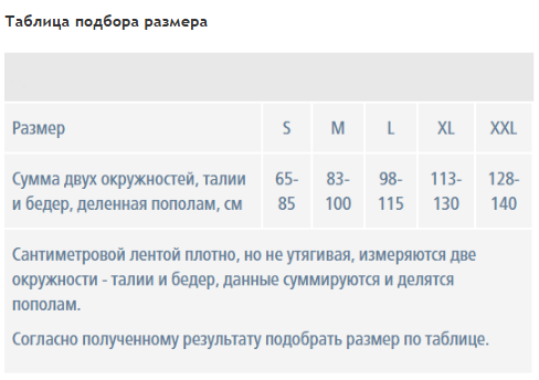 Корсет поясничный полужёсткой фиксации Экотен ПРР-121