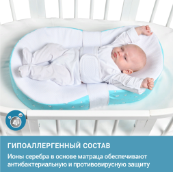 Подушка TRELAX для новорожденного П42 COCOON