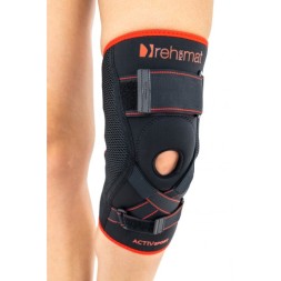 Анатомический ортез коленного сустава с ортопедическими упругими вставками и усилением передней крестообразной связки Reh4Mat As-skl/f