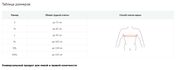 Ортез верхней конечности и плечевого сустава типа Дезо Reh4Mat Am-bx-02