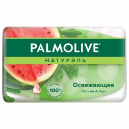 Мыло туалетное 90 г, PALMOLIVE НАТУРЭЛЬ &quot;Летний арбуз&quot;, освежающее, 32940, 8693495032940
