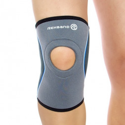 Бандаж коленный с надпателлярным вырезом Rehband 7754