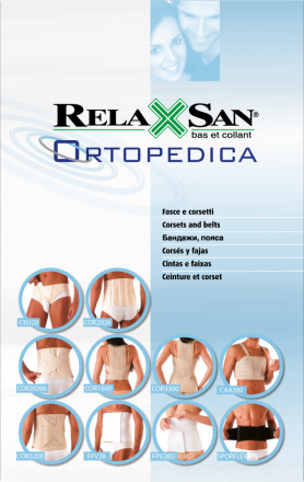 Бандаж люмбосакральный черный Sporflex RELAXSAN
