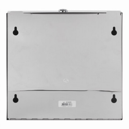 Диспенсер для полотенец LAIMA PROFESSIONAL INOX, (Система H2) Z-сложения, нержавеющая сталь, зеркальный, 605695