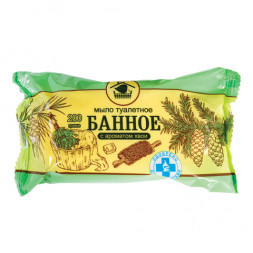 Мыло туалетное 200 г, БАННОЕ (Меридиан), &quot;Хвоя&quot;