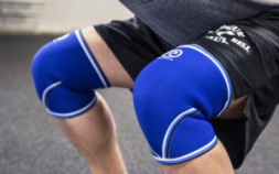 Наколенник жесткий Rehband 7051 - 7 мм blue