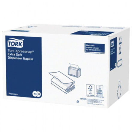 Салфетки бумажные для диспенсера TORK (N4) &quot;Xpressnap&quot;, КОМПЛЕКТ 5 пачек по 200 шт., 21,3х16,5 см, бордовые, 18960