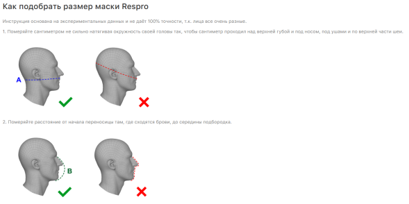 Маска респиратор Respro City