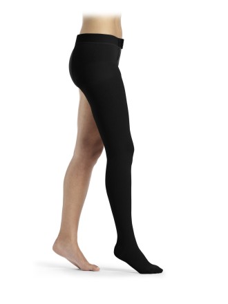 Медицинский компрессионный моночулок с хлопком Sigvaris Essential THERMOREGULATING (Cotton) с застежкой на талии.