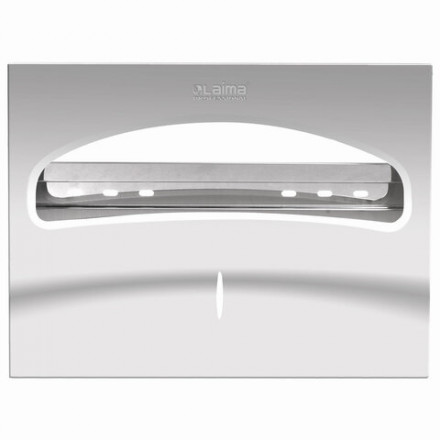 Диспенсер для покрытий на унитаз LAIMA PROFESSIONAL INOX, (V1) 1/2, нержавеющая сталь, зеркальный, 605703
