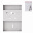Диспенсер для покрытий на унитаз LAIMA PROFESSIONAL INOX, 1/4 сложения, нержавеющая сталь, матовый, 605704