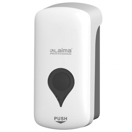 Дозатор для мыла-пены ULTRA LAIMA PROFESSIONAL, НАЛИВНОЙ, 1 л, белый, ABS-пластик, 606832