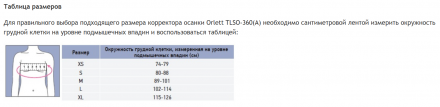 Корректор осанки Orlett TLSO-360(A) ортопедический