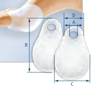Приспособление коррегируюшее - подушечка, Sofy-plant® gel, Orliman GL-102