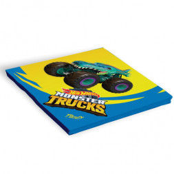 Салфетки бумажные 33х33 см, 12 шт., &quot;Hot Wheels&quot; PRIORITY, 3-х слойные, БП-C-ХВ-001