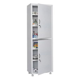 Шкаф медицинский 1-створчатый HILFE &quot;МД 1 1760/SS&quot; 1850х600х400 мм, белый, S26199204009