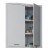 Шкаф медицинский 2-створчатый HILFE &quot;МД 2 1780/SS&quot; 1850х800х400 мм, белый, S26199205009