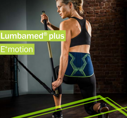 Спортивный бандаж поясничный medi Lumbamed plus E+motion