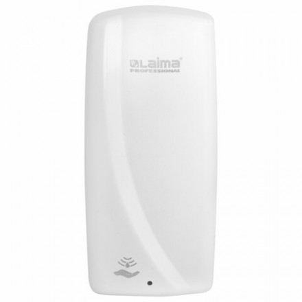 Дозатор для мыла-пены LAIMA PROFESSIONAL ORIGINAL, НАЛИВНОЙ, СЕНСОРНЫЙ, 1 л, белый, ABS-пластик, 605780