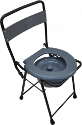 Кресло-туалет со спинкой без подлокотников. OC-2451