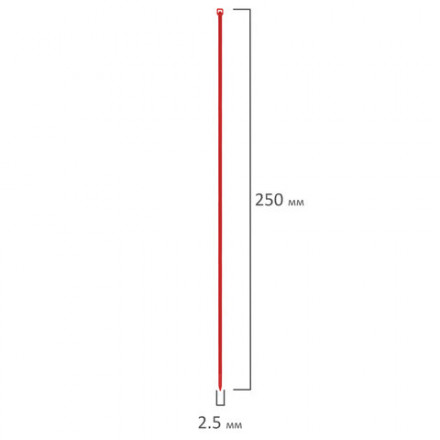 Стяжки (хомуты) нейлоновые сверхпрочные ЦВЕТНЫЕ в тубе 2,5х200 мм, КОМПЛЕКТ 200 шт., SONNEN, 607925